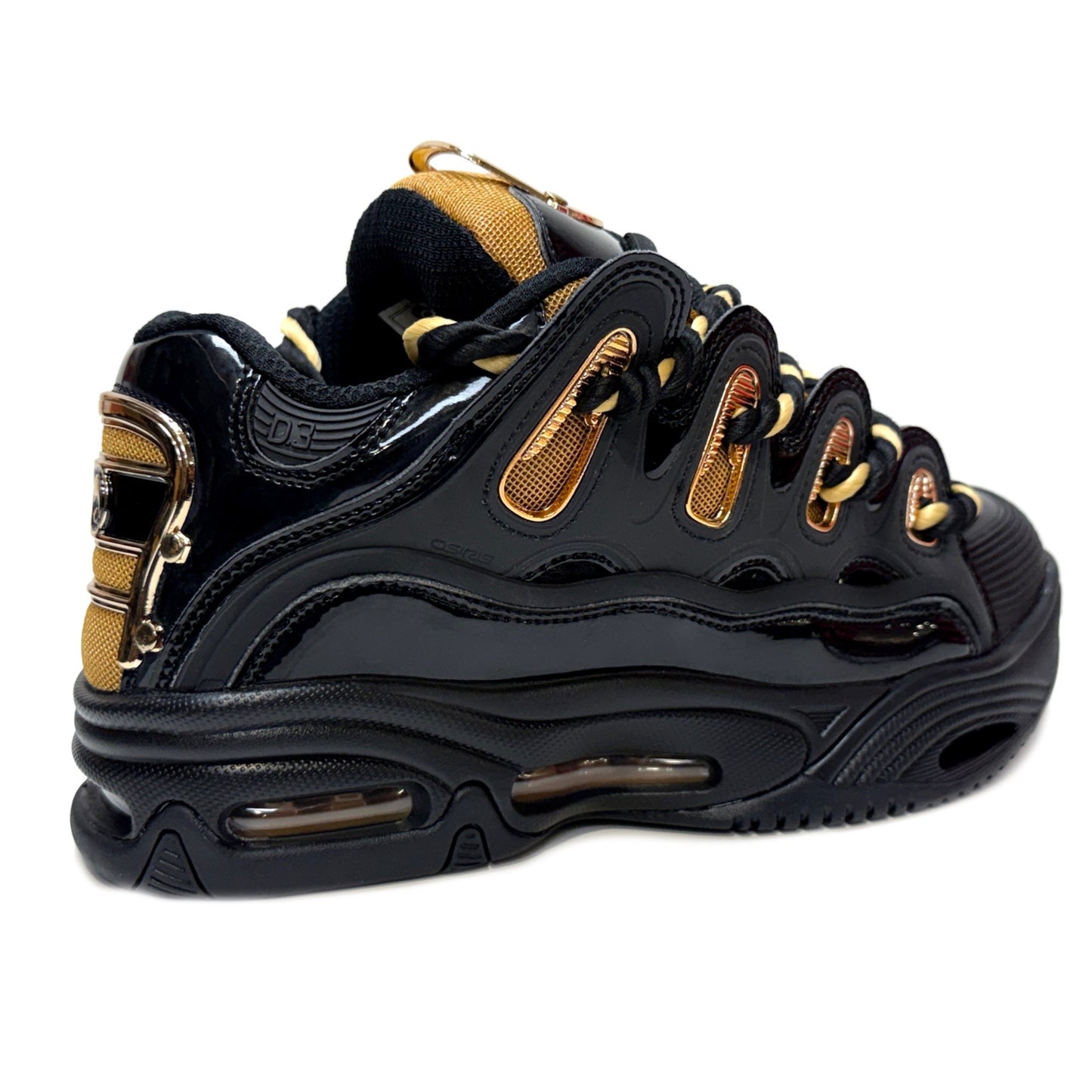 OSIRIS SHOES D3 2001 25 YEARS BLACK GOLD TRAINERS