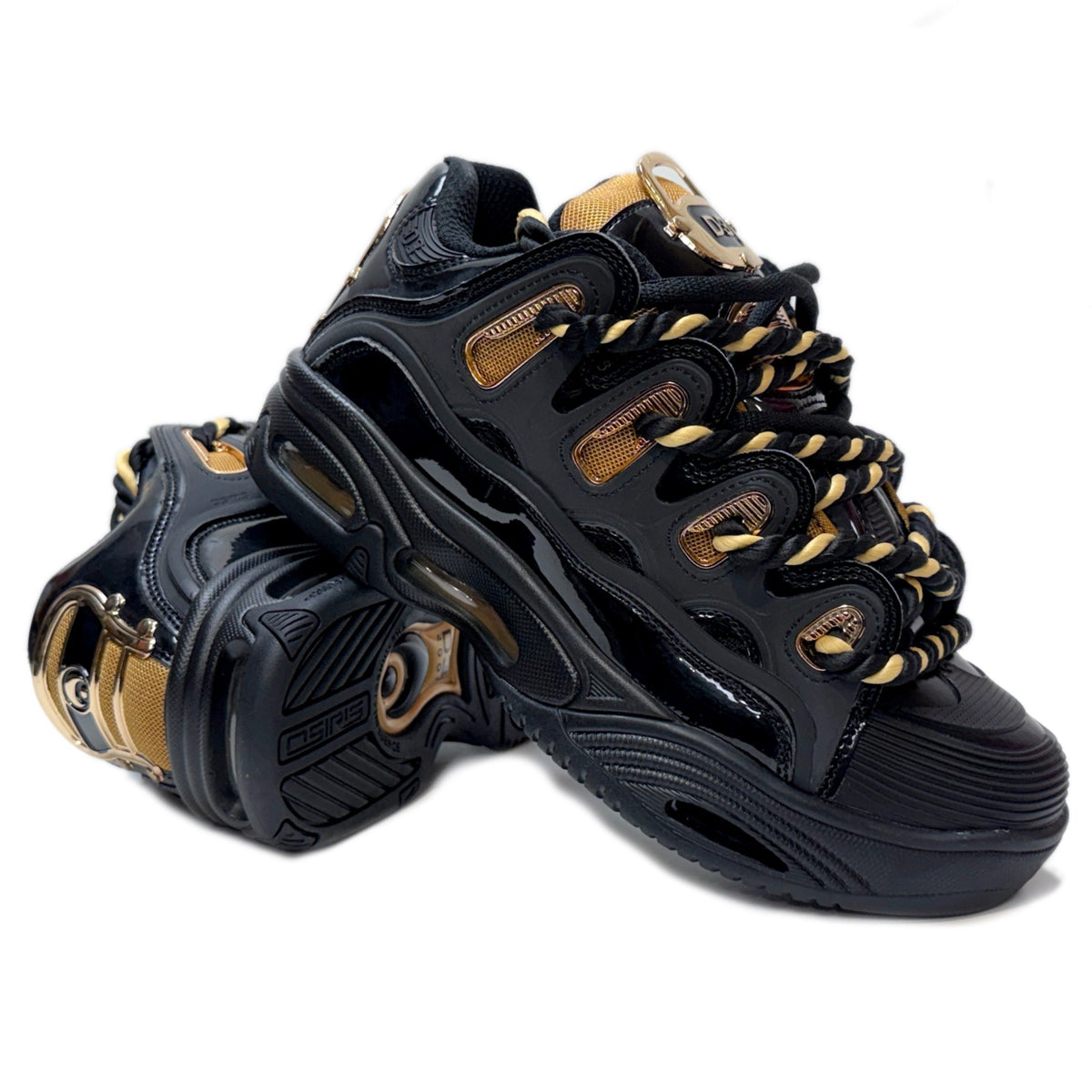 OSIRIS SHOES D3 2001 25 YEARS BLACK GOLD TRAINERS