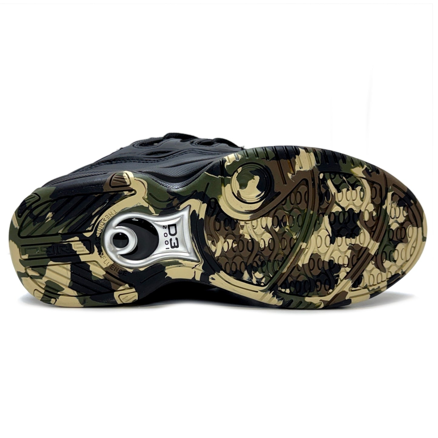 OSIRIS SHOES D3 2001 BLACK CAMO TRAINERS