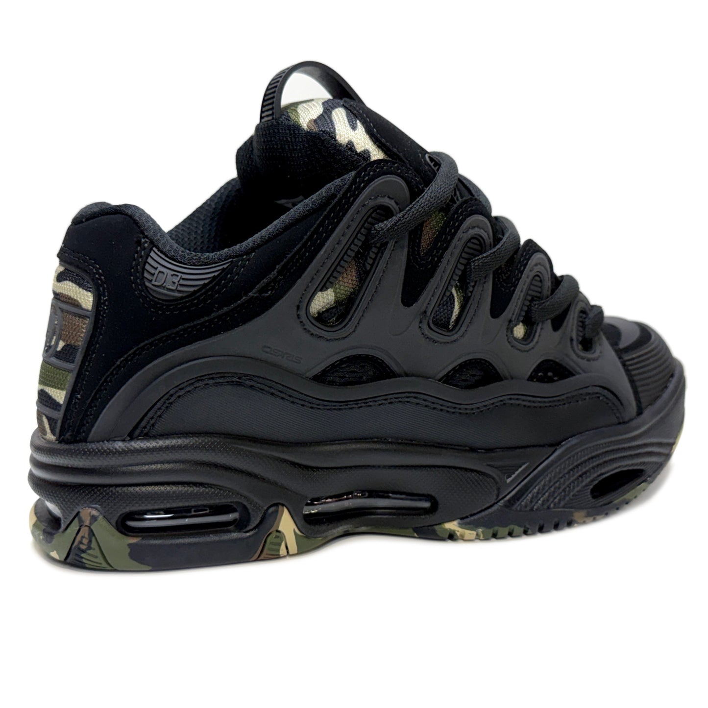 OSIRIS SHOES D3 2001 BLACK CAMO TRAINERS