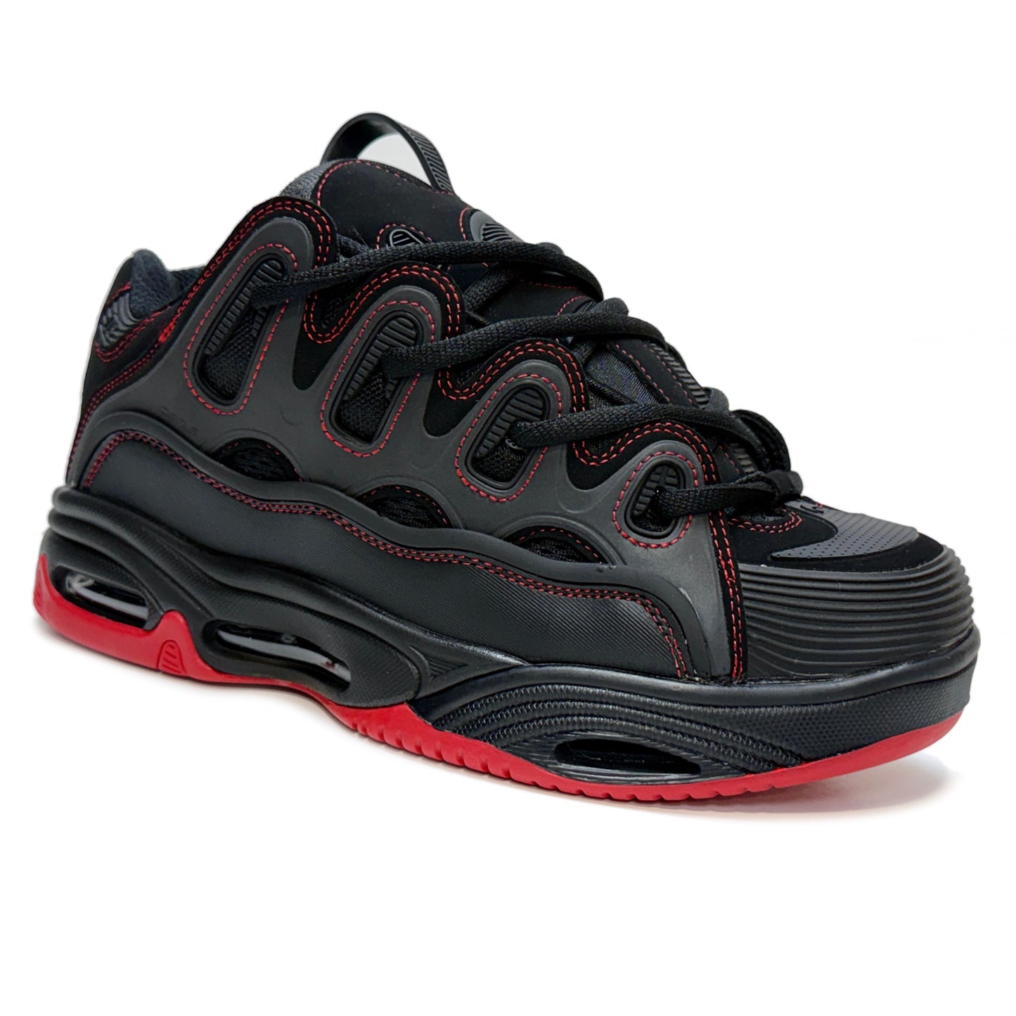 OSIRIS SHOES D3 2001 BLACK RED RED TRAINERS