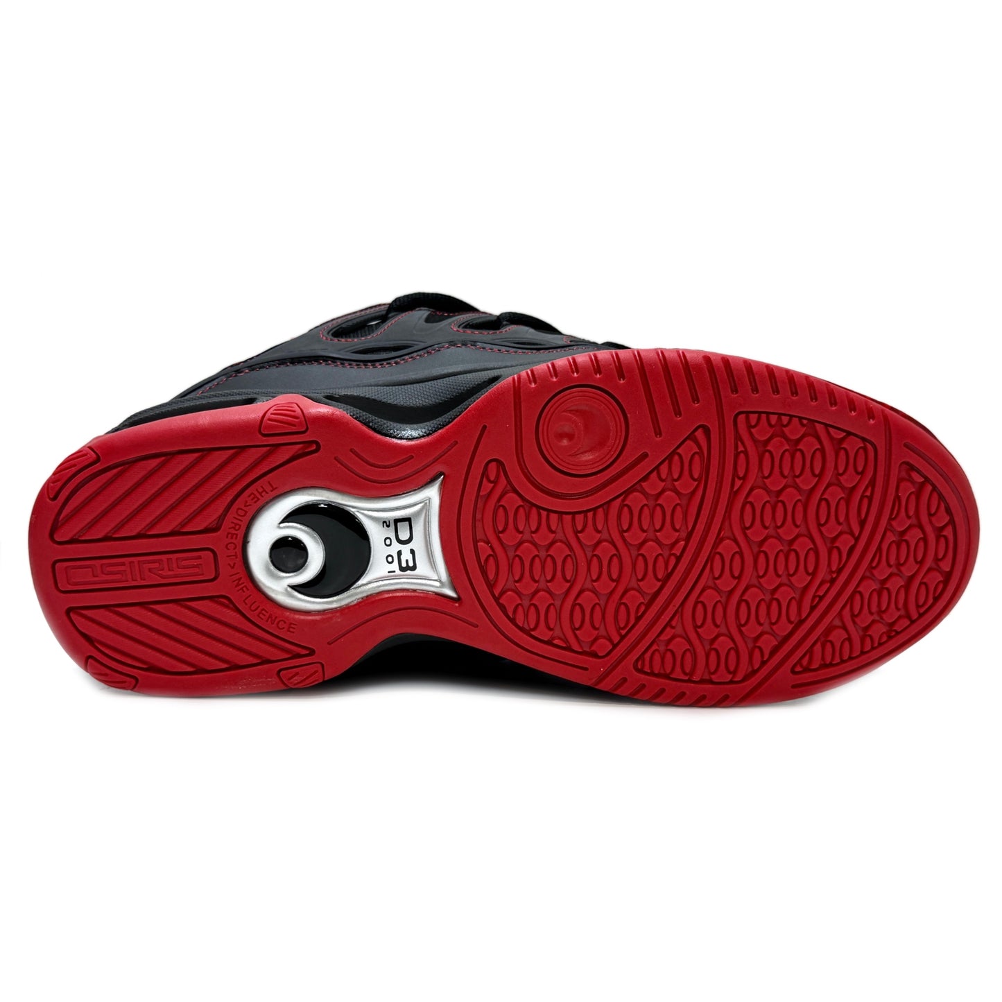 OSIRIS SHOES D3 2001 BLACK RED RED TRAINERS
