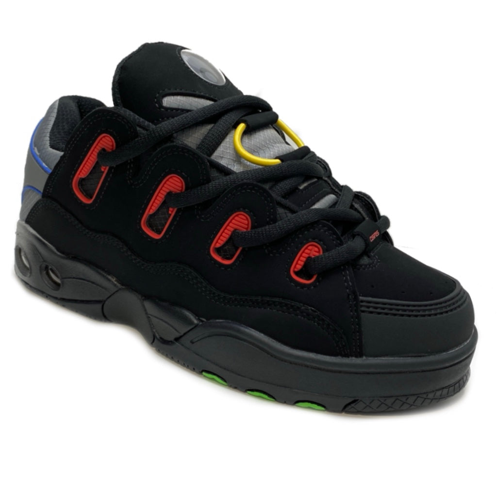 OSIRIS SHOES D3 OG BLACK YELLOW RED TRAINERS