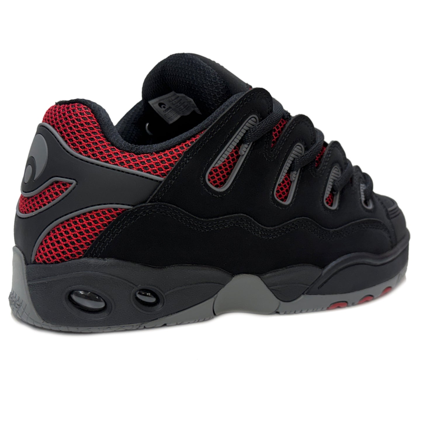 OSIRIS SHOES D3 OG BLACK GREY RED TRAINERS