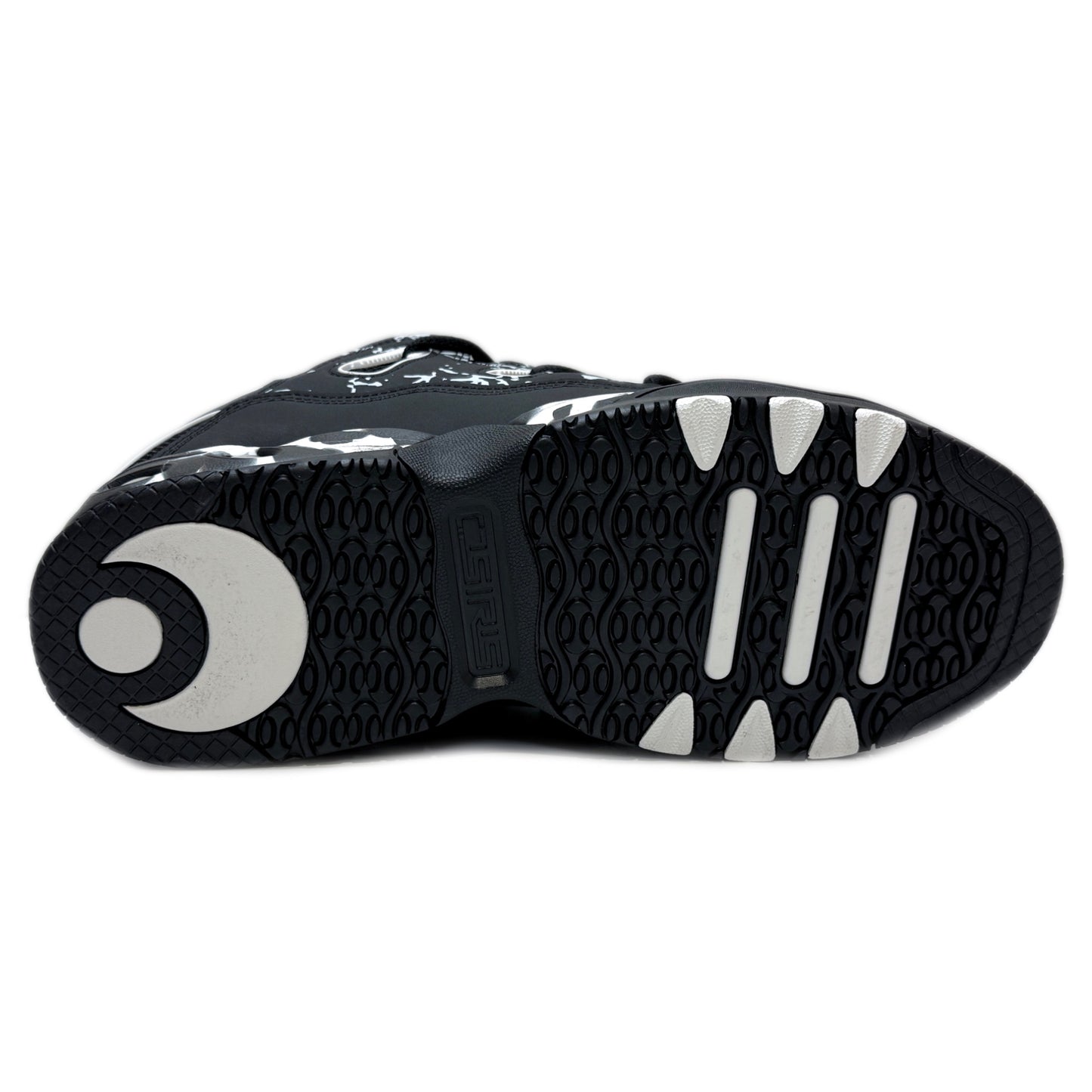 OSIRIS SHOES D3 OG BLACK WHITE MARBLE TRAINERS