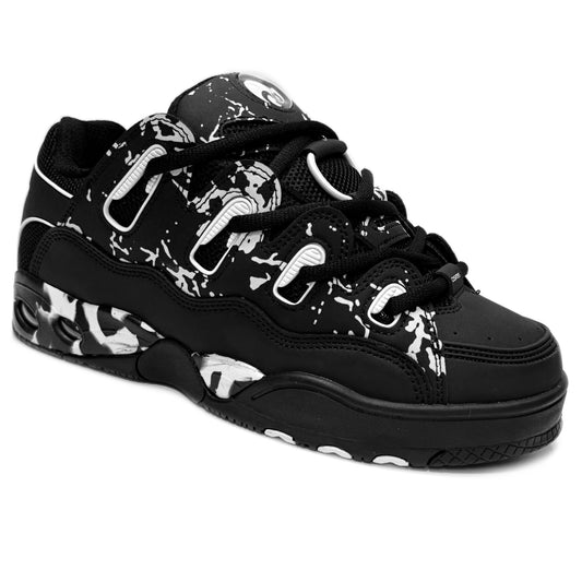 OSIRIS SHOES D3 OG BLACK WHITE MARBLE TRAINERS