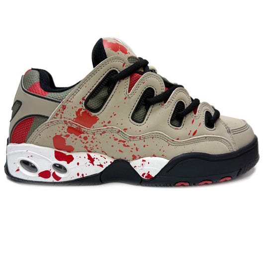 OSIRIS SHOES D3 OG TAUPE OLIVE DRIPS TRAINERS