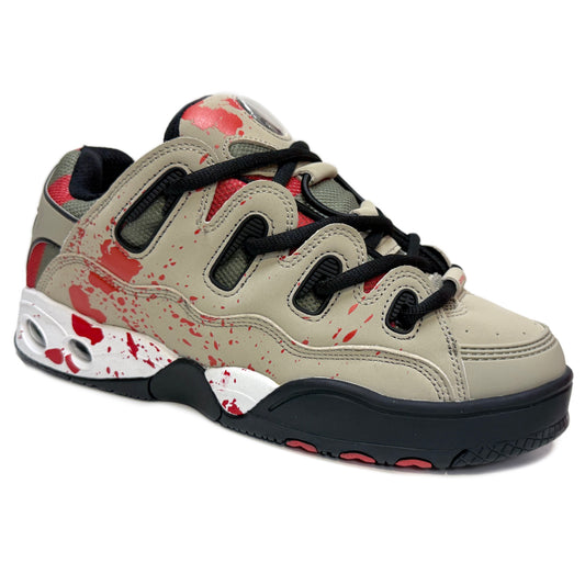 OSIRIS SHOES D3 OG TAUPE OLIVE DRIPS TRAINERS