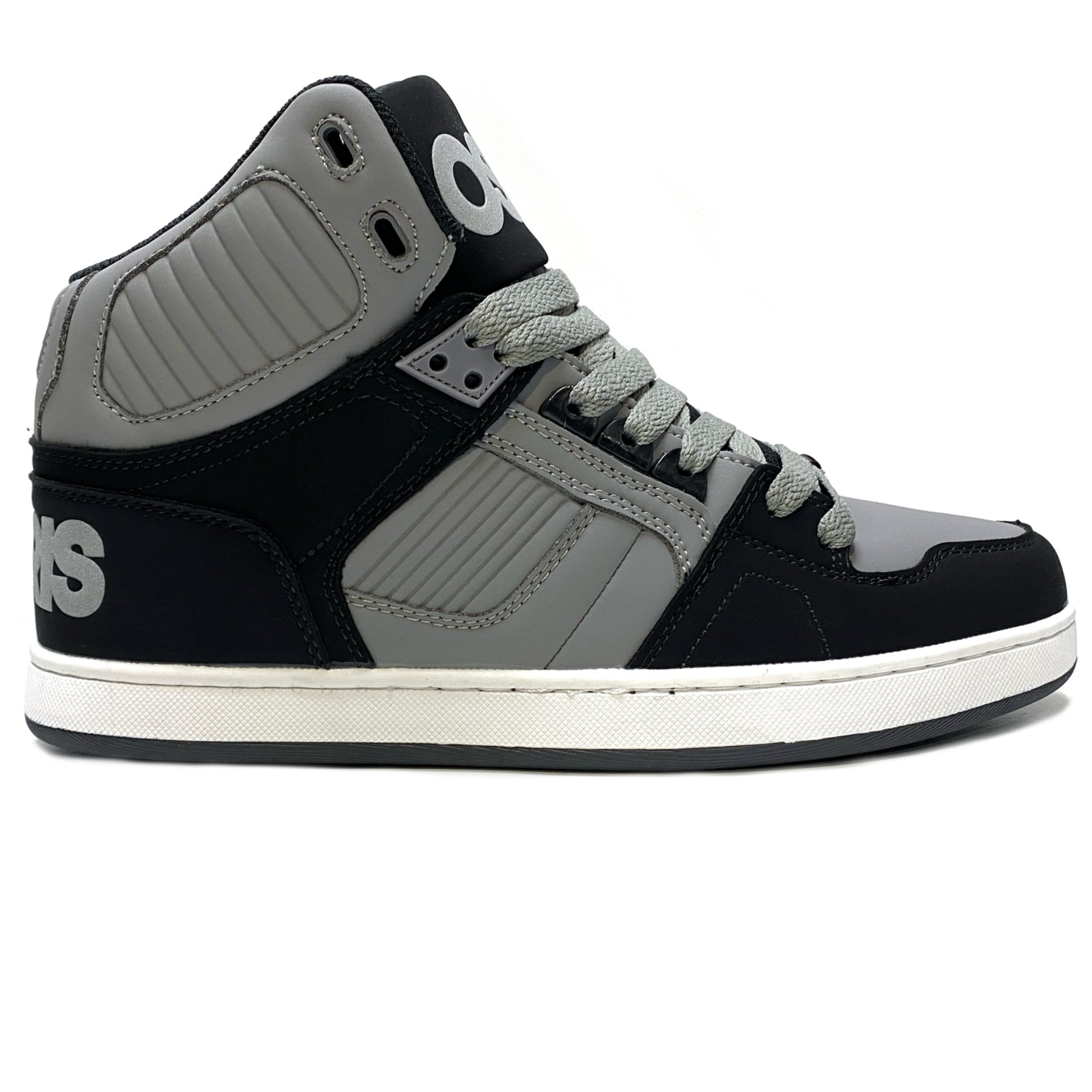OSIRIS SHOES NYC 83 CLK BLACK GREY WHITE TRAINERS – Rageclothingstore