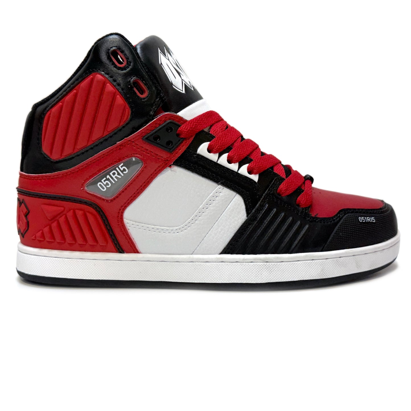 OSIRIS SHOES NYC 83 CLK WHITE RED BLACK TRAINERS