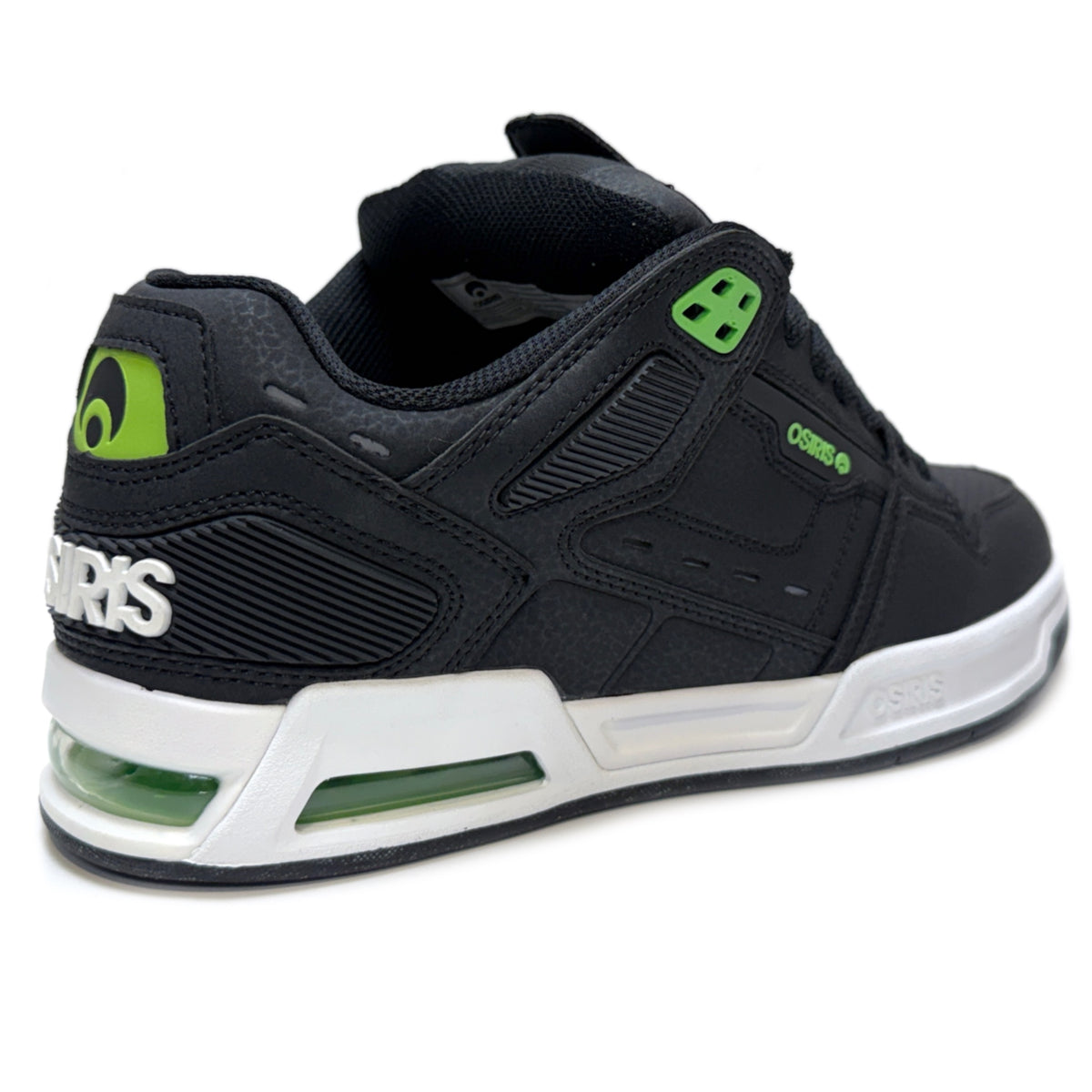 OSIRIS SHOES PERIL BLACK BLACK GREEN TRAINERS