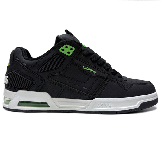 OSIRIS SHOES PERIL BLACK BLACK GREEN TRAINERS
