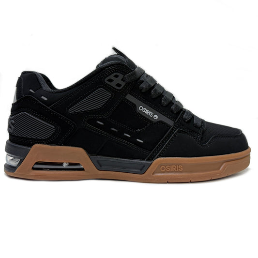 OSIRIS SHOES PERIL BLACK BLACK GUM TRAINERS