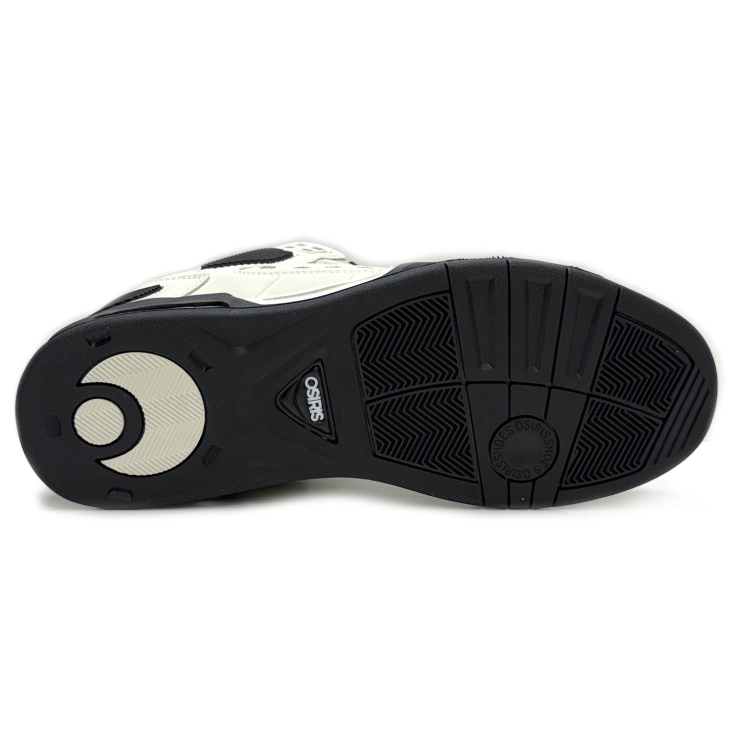 OSIRIS SHOES PERIL EGGSHELL WHITE BLACK TRAINERS