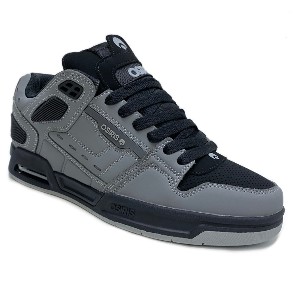 OSIRIS SHOES PERIL GREY BLACK GREY TRAINERS