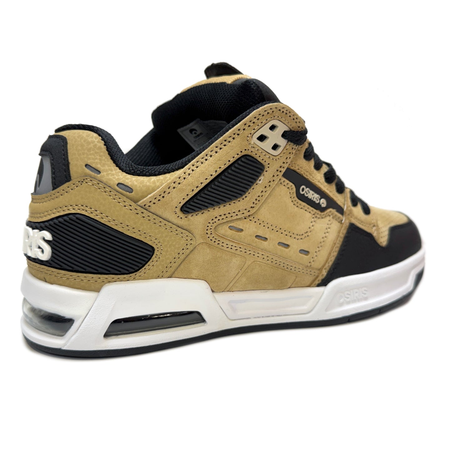 OSIRIS SHOES PERIL TAN BLACK WHITE TRAINERS