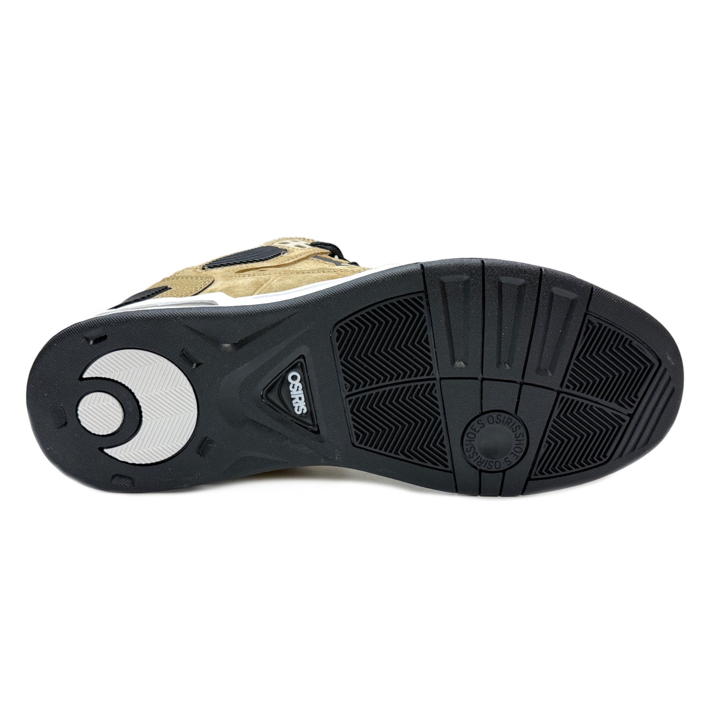 OSIRIS SHOES PERIL TAN BLACK WHITE TRAINERS