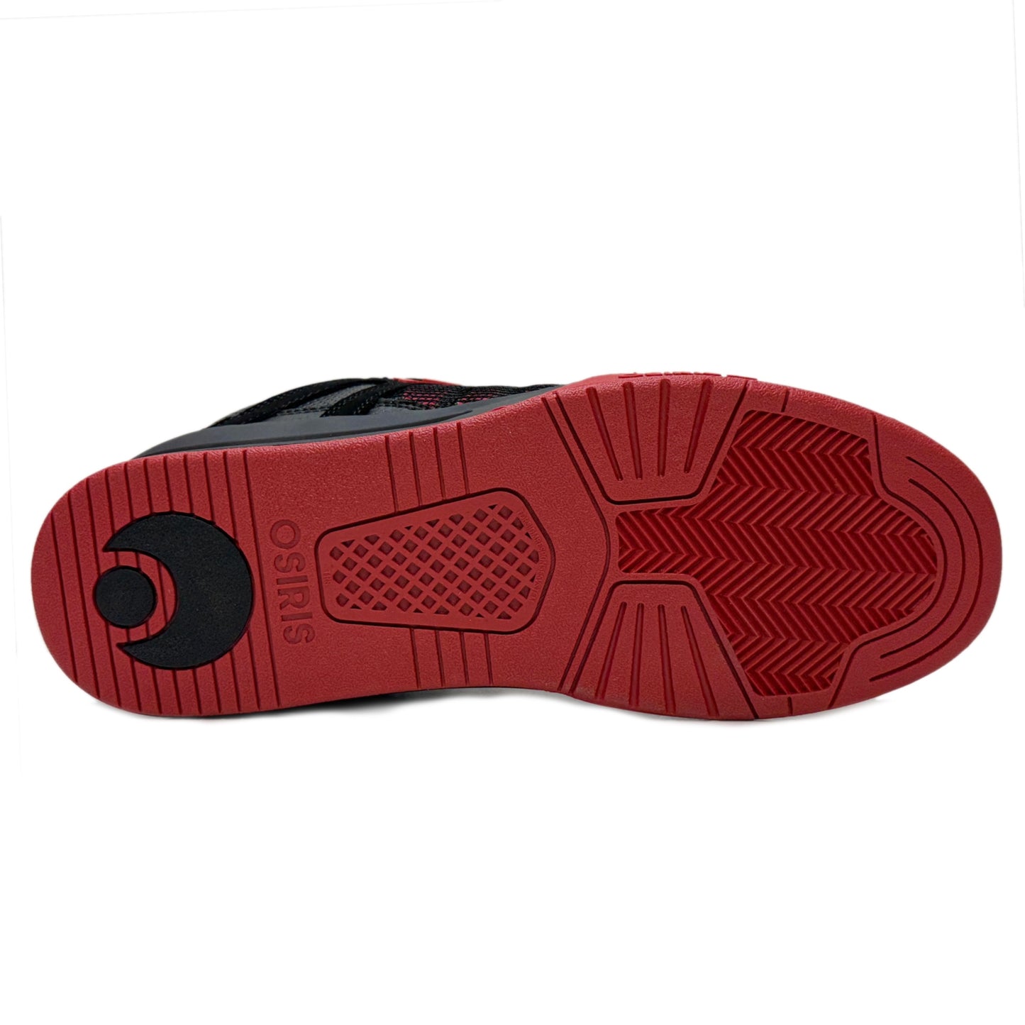 OSIRIS SHOES PIXEL BLACK RED BLACK TRAINERS