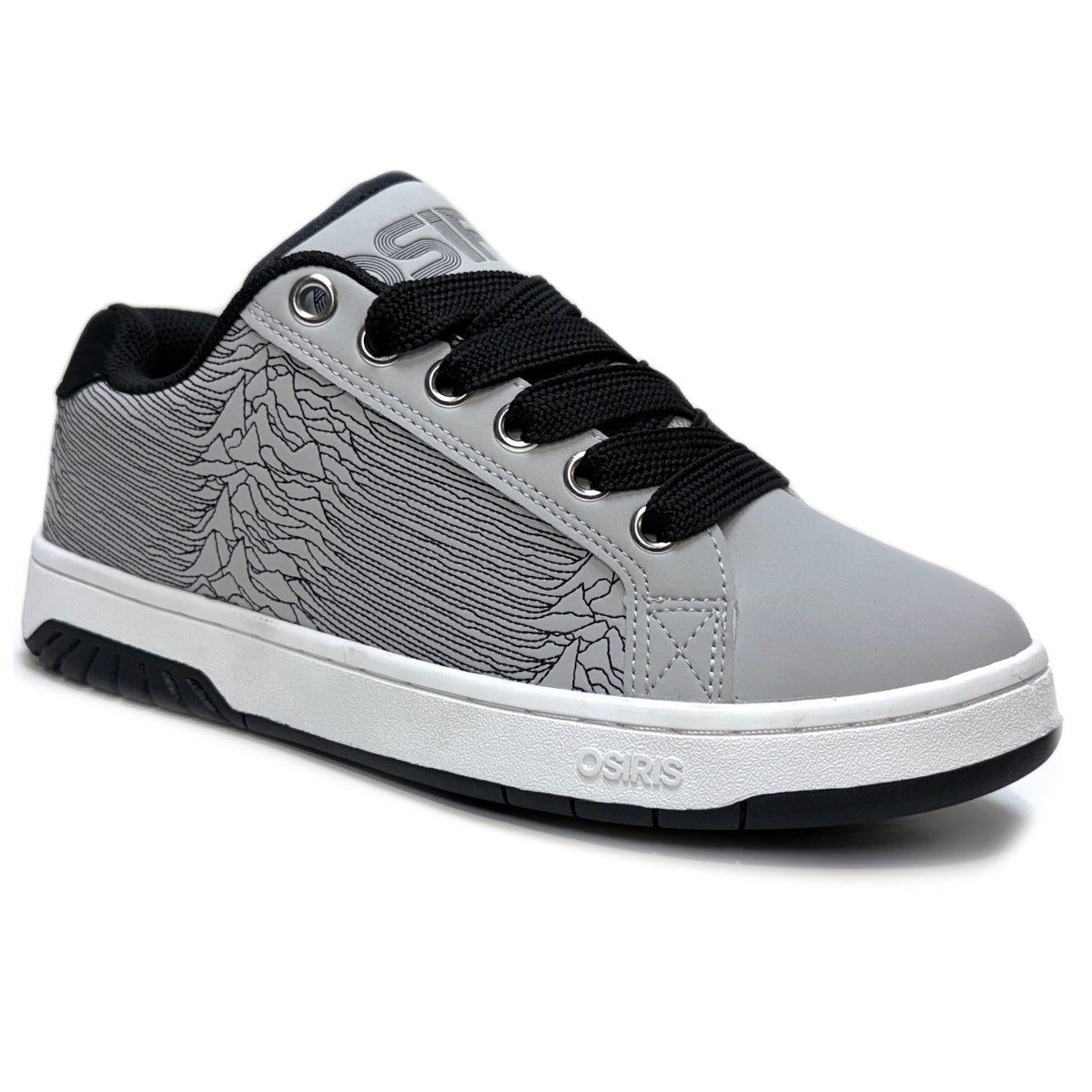 OSIRIS SHOES TROMA ALT GREY WHITE PULSE TRAINERS
