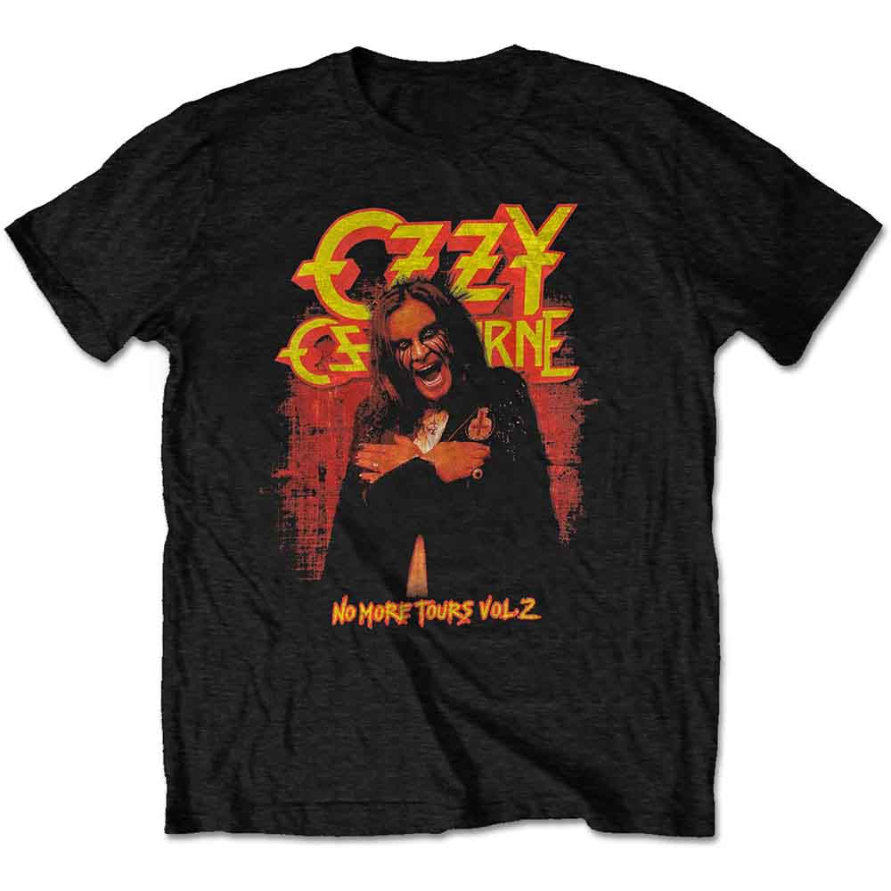 Ozzy Osbourne Unisex T-Shirt: No More Tears Vol. 2. (Black) (Back Print & Collectors Edition)