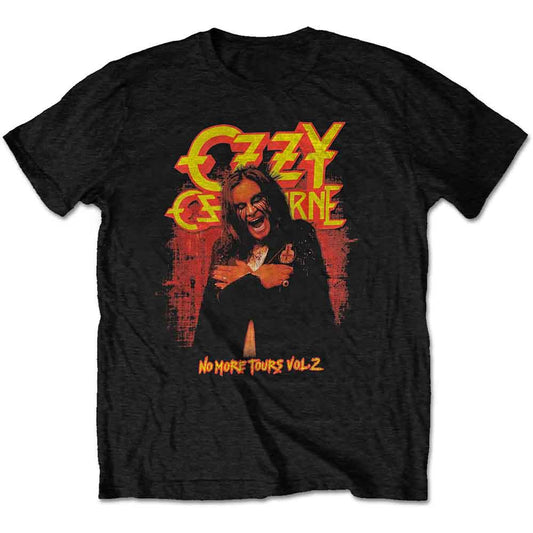 Ozzy Osbourne Unisex T-Shirt: No More Tears Vol. 2. (Black) (Back Print & Collectors Edition)