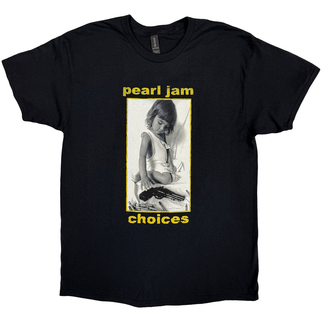 Pearl Jam Unisex T-Shirt: Choices (Black) (Back Print)