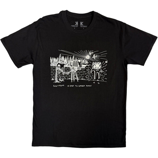 Radiohead Unisex Organic T-Shirt: Despot (Black)