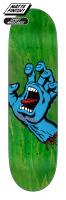 SANTA CRUZ LOGO DECK SCREAMING HAND GREEN 8.8