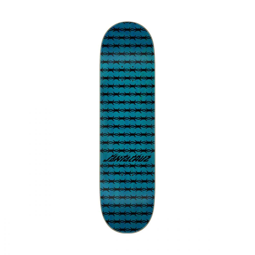 SANTA CRUZ BIRCH DECK WIRED FLAME DOT 7 PLY BIRCH RED 8.25