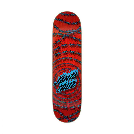 SANTA CRUZ BIRCH DECK WIRED FLAME DOT 7 PLY BIRCH RED 8.25