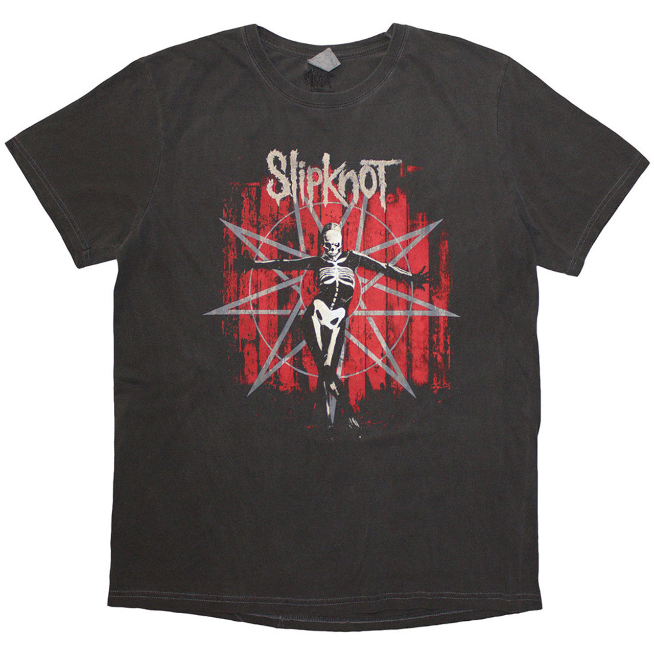 SLIPKNOT THE GREY CHAPTER STAR (Black Wash) T-SHIRT