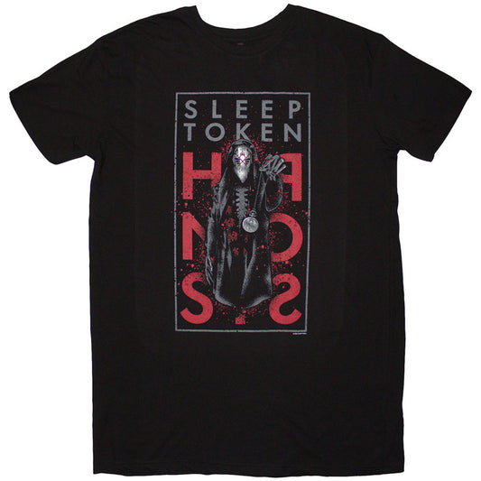 SLEEP TOKEN LADY DRESS T-SHIRT HYPNOSIS BLACK