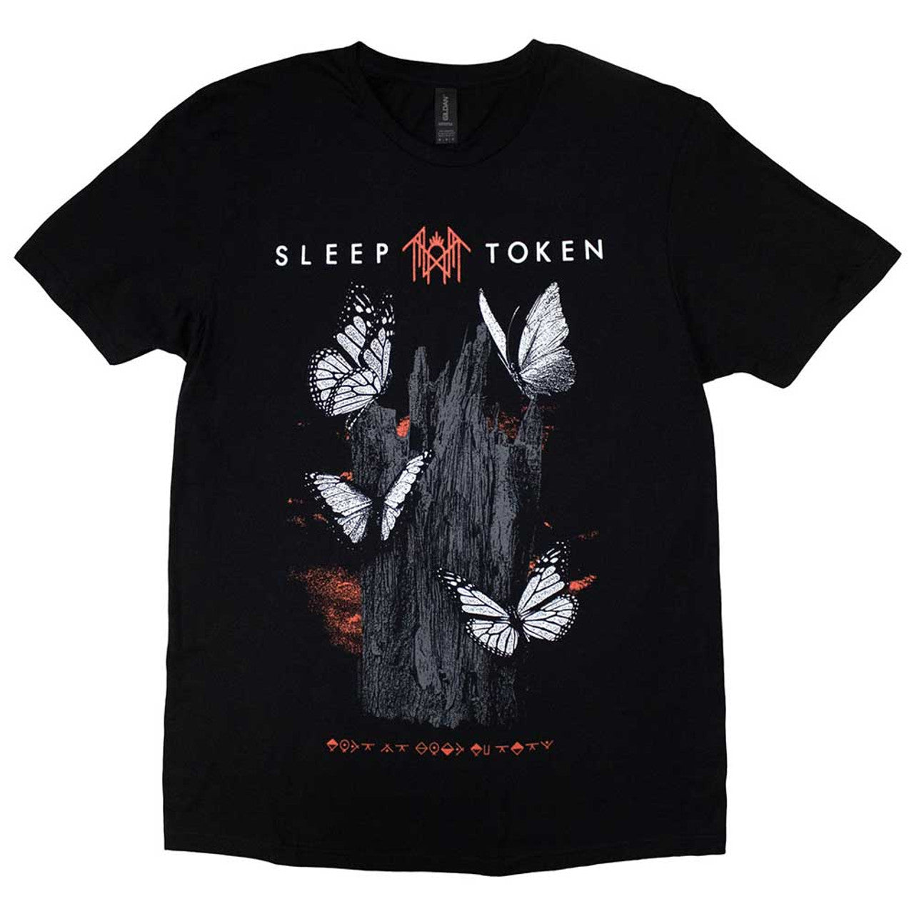 SLEEP TOKEN BUTTERFLIES UNISEX BLACK T-SHIRT