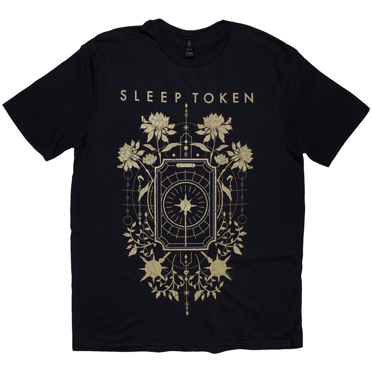 Sleep Token Unisex T-Shirt: Caramel (Black) (Back Print)
