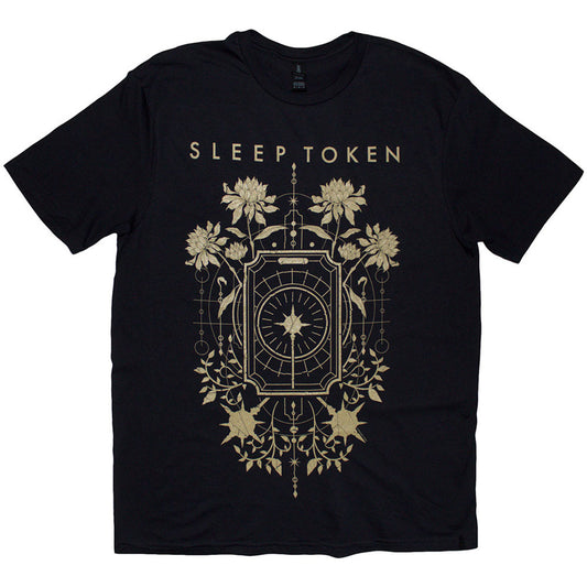 Sleep Token Unisex T-Shirt: Caramel (Black) (Back Print)