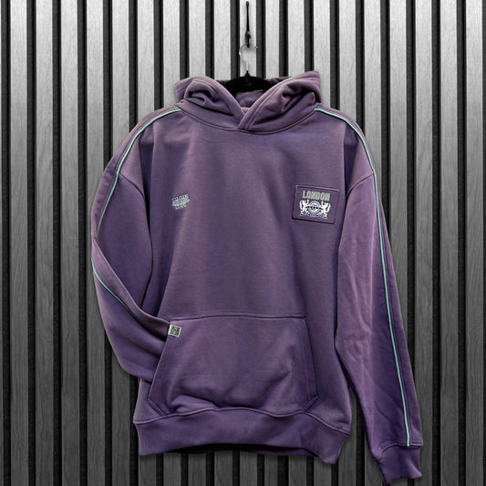 System Of A Down Unisex Pullover Hoodie: London Event Tour '26 (Purple) (Back Print & Ex-Tour)