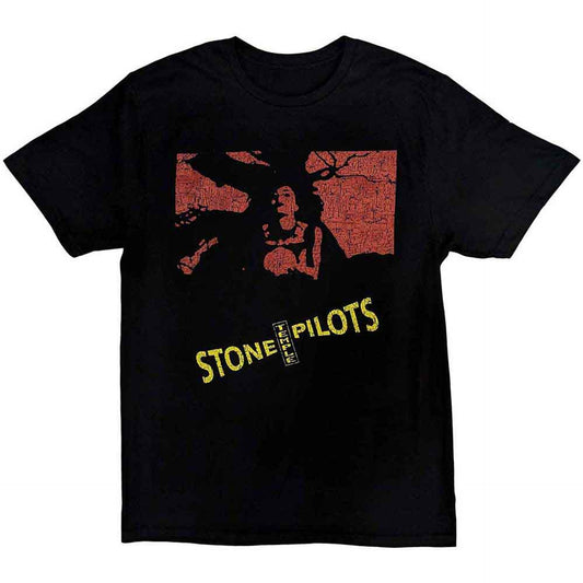 Stone Temple Pilots Unisex T-Shirt: Core US Tour '92 (Black) (Back Print)