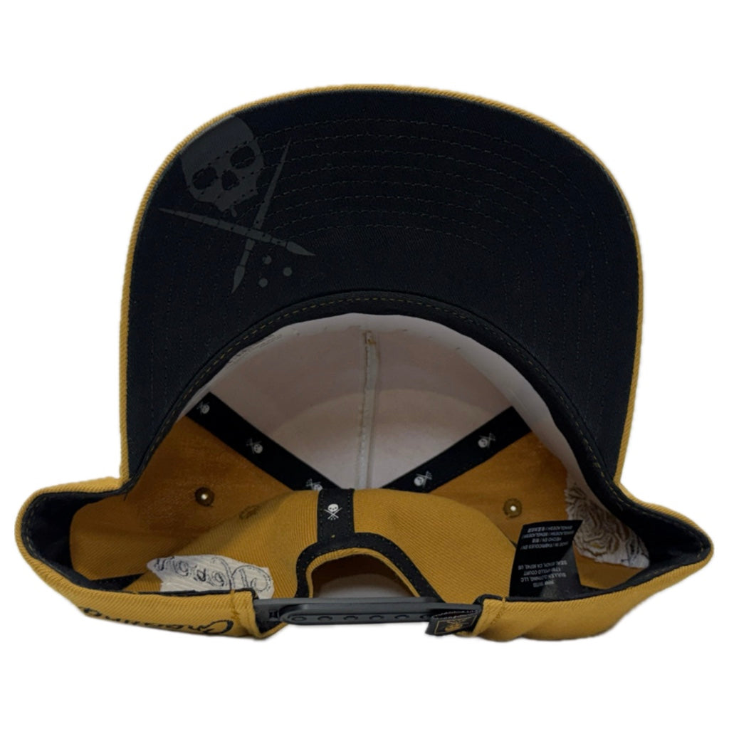 SULLEN CLOTHING STACK SCRIPT CAMEL YELLOW SNAPBACK CAP