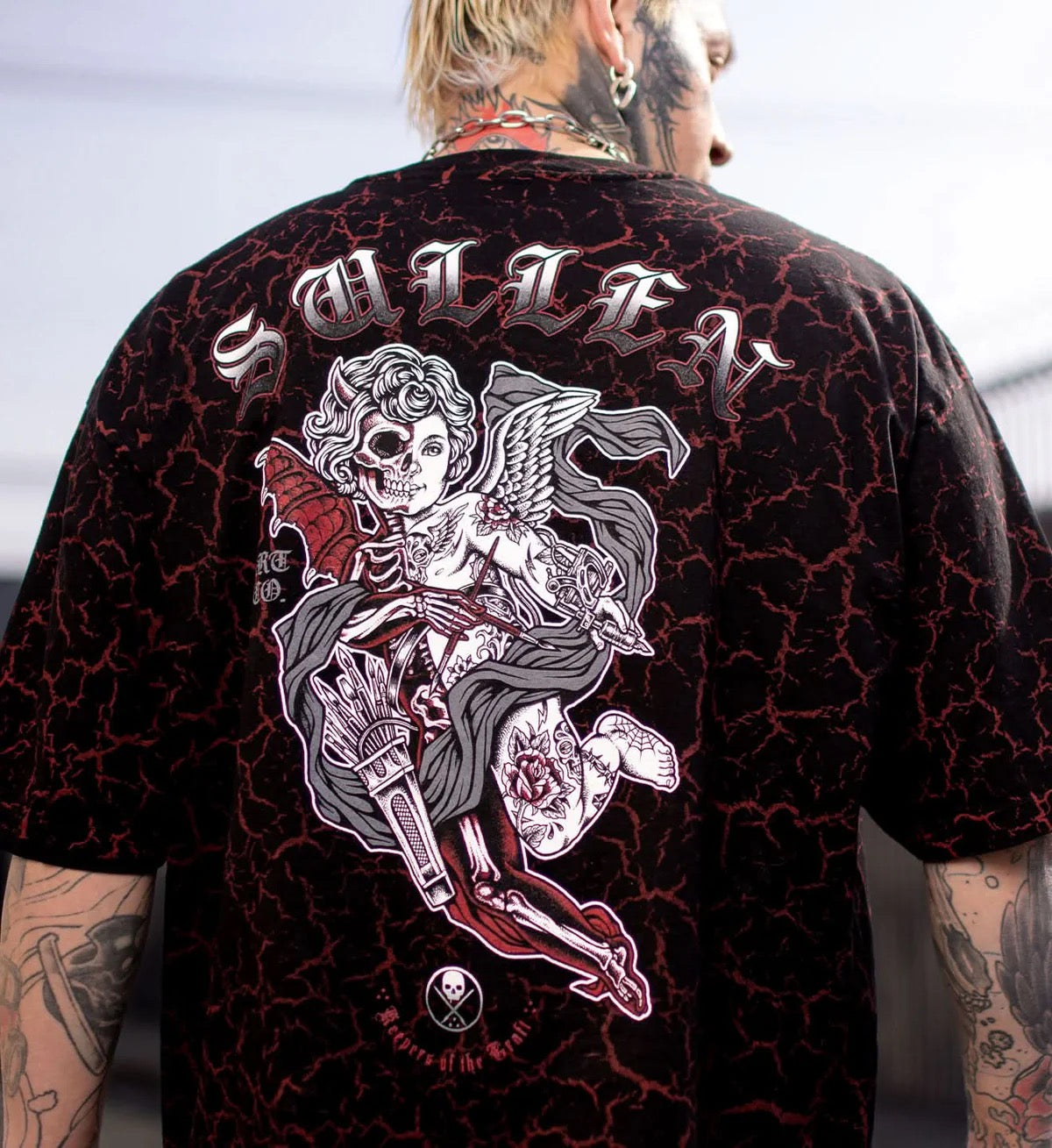 SULLEN CLOTHING VS EVIL '1 TON' OVERSIZED HEAVYWEIGHT PREMIUM T-SHIRT