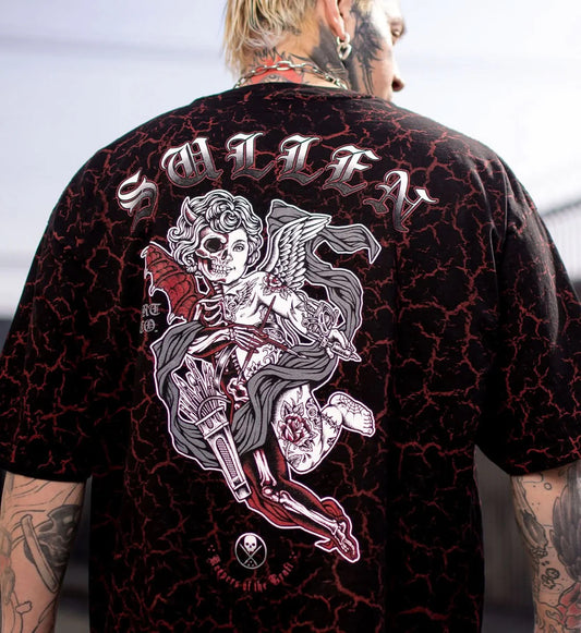 SULLEN CLOTHING VS EVIL '1 TON' OVERSIZED HEAVYWEIGHT PREMIUM T-SHIRT