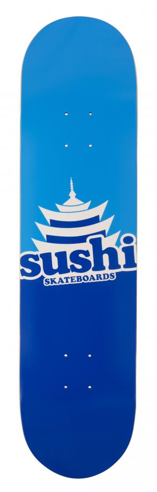 SUSHI DECKS PAGODA LOGO BLUE 8