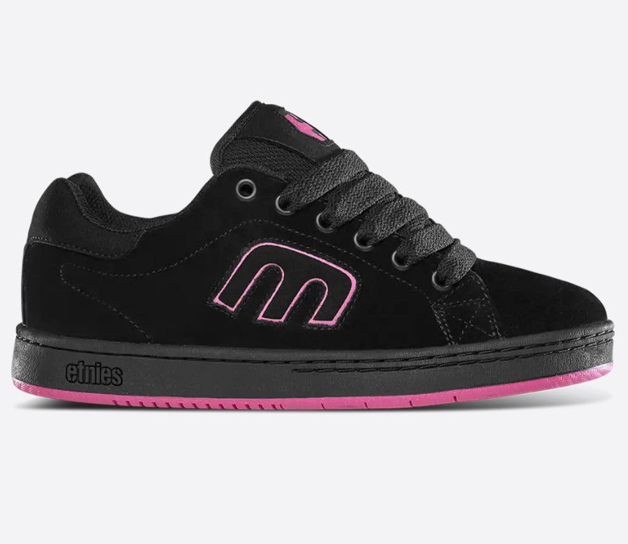 ETNIES CALLICUT BLACK PINK TRAINERS