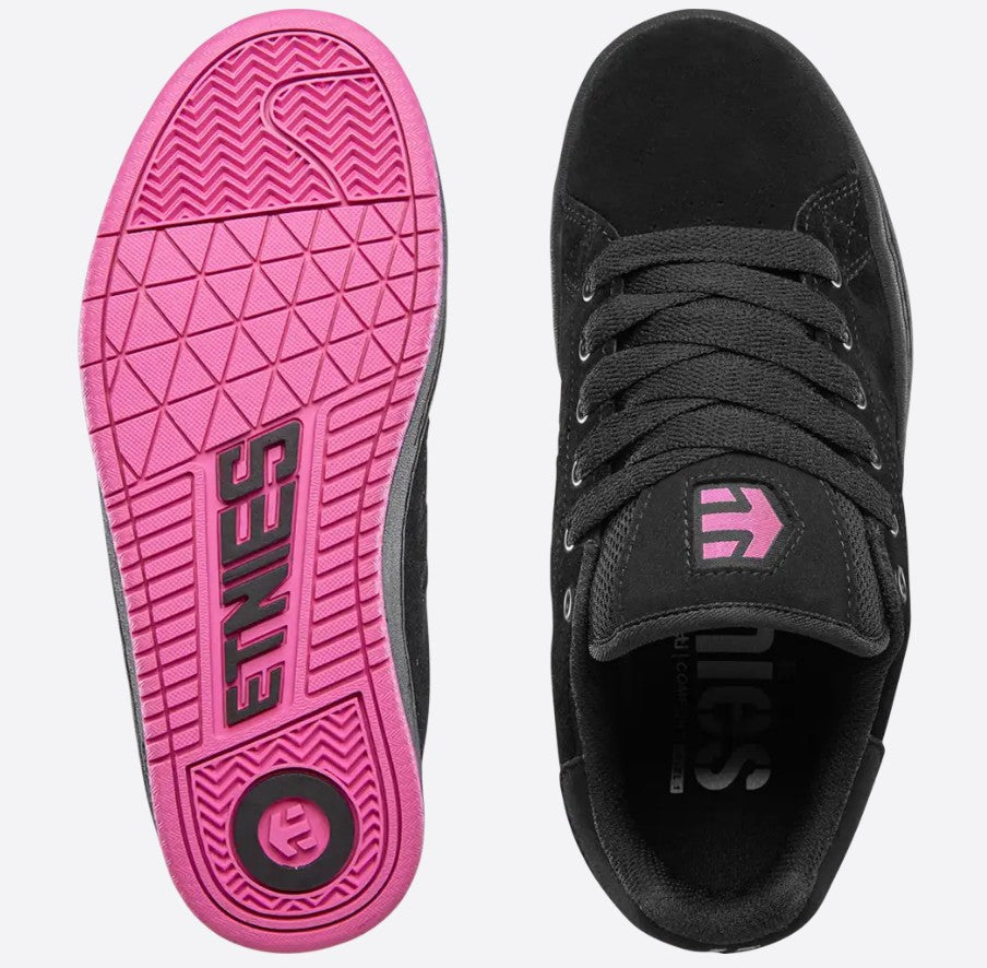 ETNIES CALLICUT BLACK PINK TRAINERS
