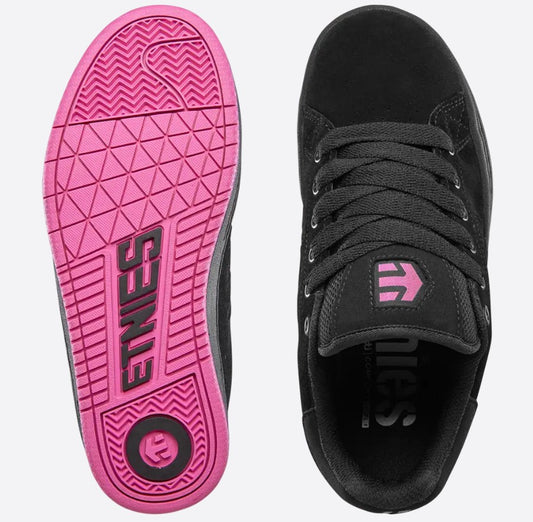 ETNIES CALLICUT BLACK PINK TRAINERS