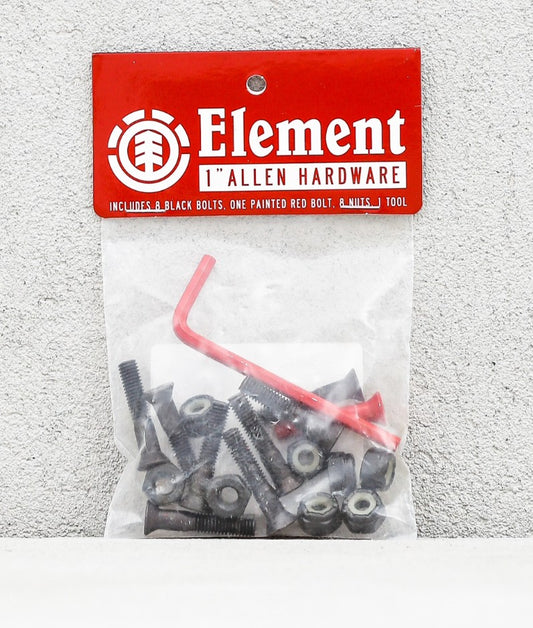 Element Bolts 1" Allen Hardware Black Pk/8