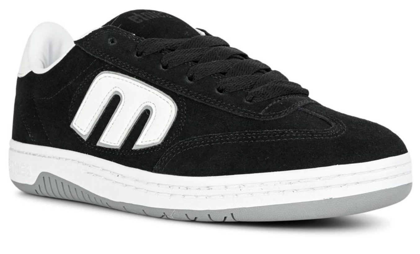 ETNIES LOCUT BLACK & WHITE TRAINERS