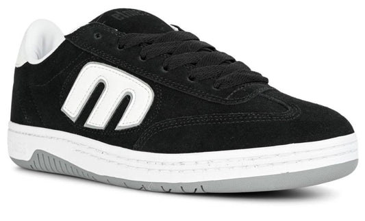 ETNIES LOCUT BLACK & WHITE TRAINERS