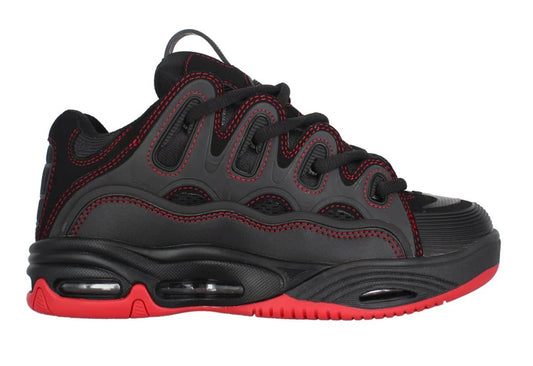 OSIRIS SHOES D3 2001 BLACK RED RED TRAINERS