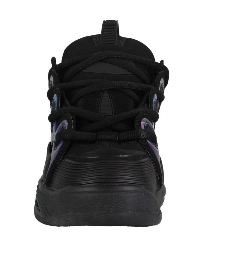 OSIRIS SHOES D3 2001 BLACK PINK HOLO TRAINERS
