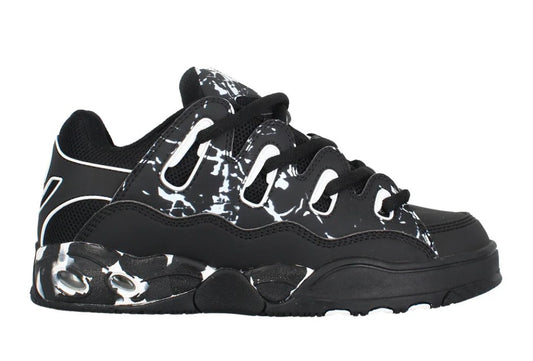 OSIRIS SHOES D3 OG BLACK WHITE MARBLE TRAINERS